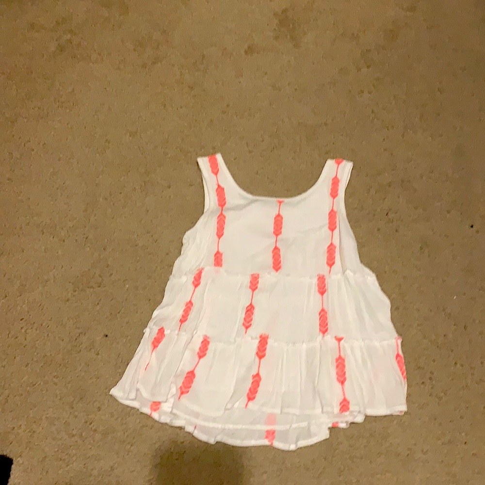 Formal White shirt with pink arrows by Justice